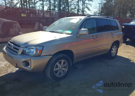 2004 Toyota Highlander V6 из США, поврежденный, VIN JTEGP21A840037859